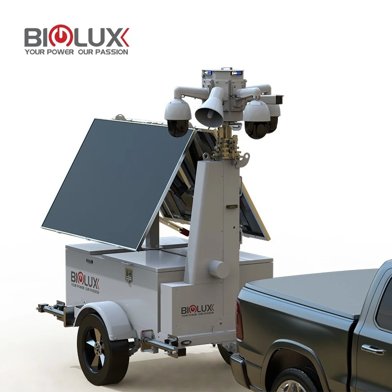 24/7 Solar Monitoring Trailer factory