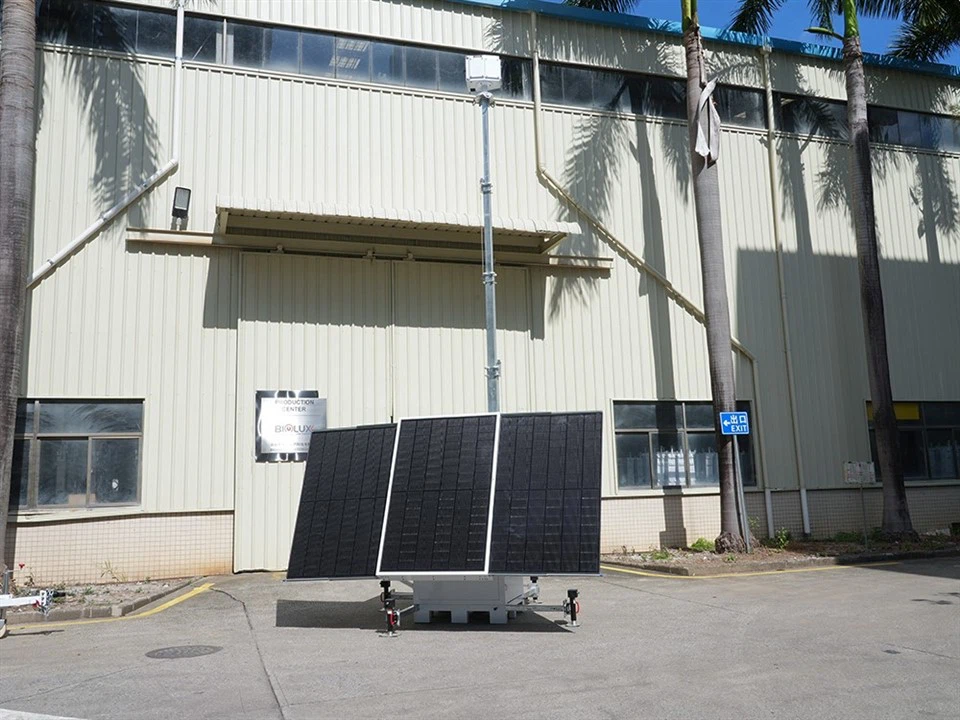 HiCUBE Solar CCTV Tower For Reliable Off-Grid Security