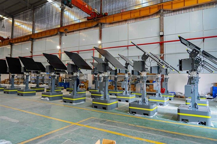 Mobile Solar Powered Surveillance Tower For Security price