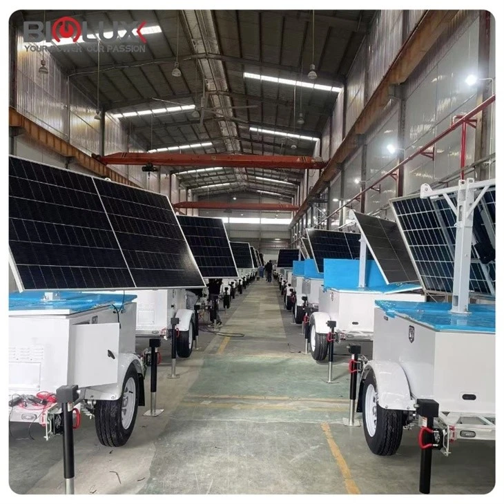 2025 New Mobile Solar CCTV Security Solution Trailer best