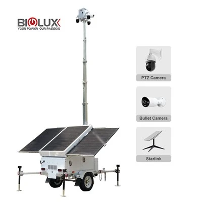 Gói giám sát trailer năng lượng mặt trời di động