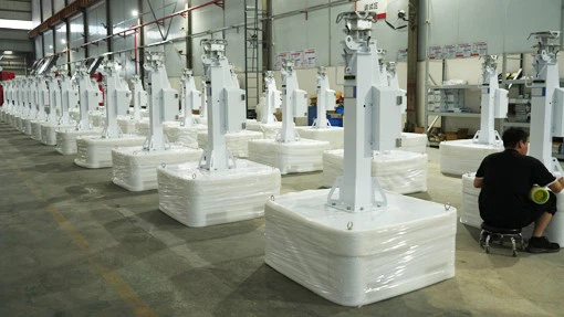 solar tower with mast solar tower with mast