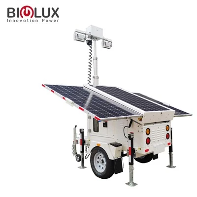 Trailer năng lượng mặt trời di động giám sát
