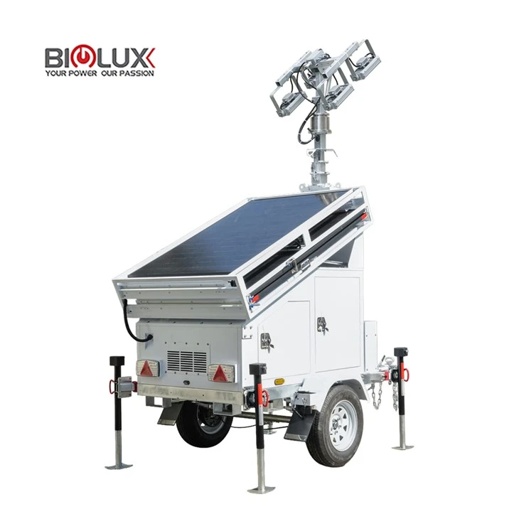 Mobile Solar Light Tower with LED Lamps suppliers